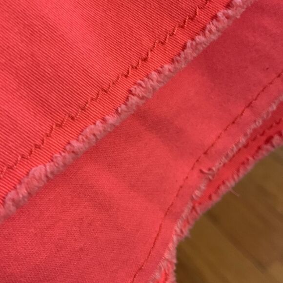 Bebe Size 30 orange distressed shorts. NWT - Picture 4 of 10